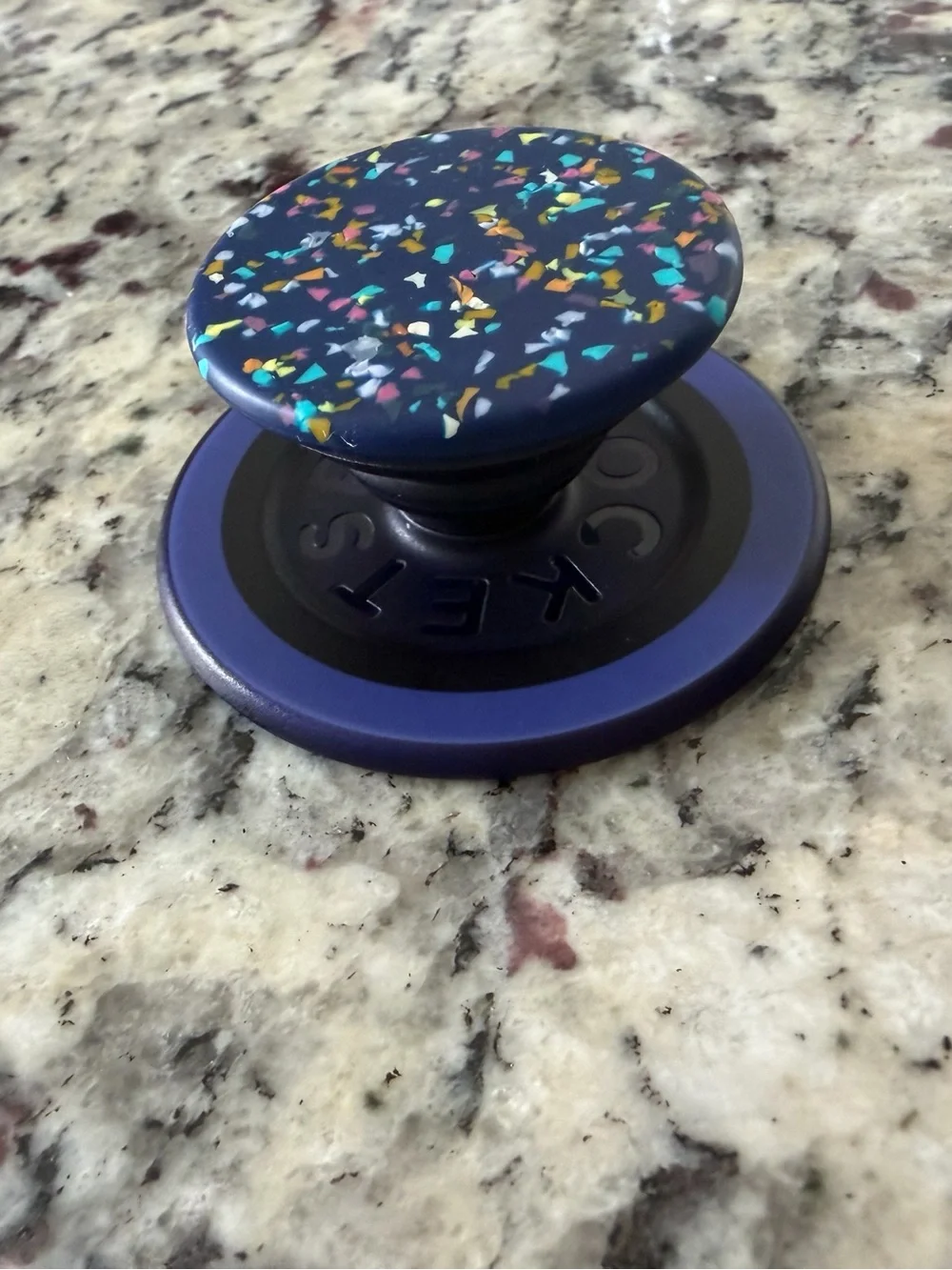 PopSockets magsafe blue Confetti navy